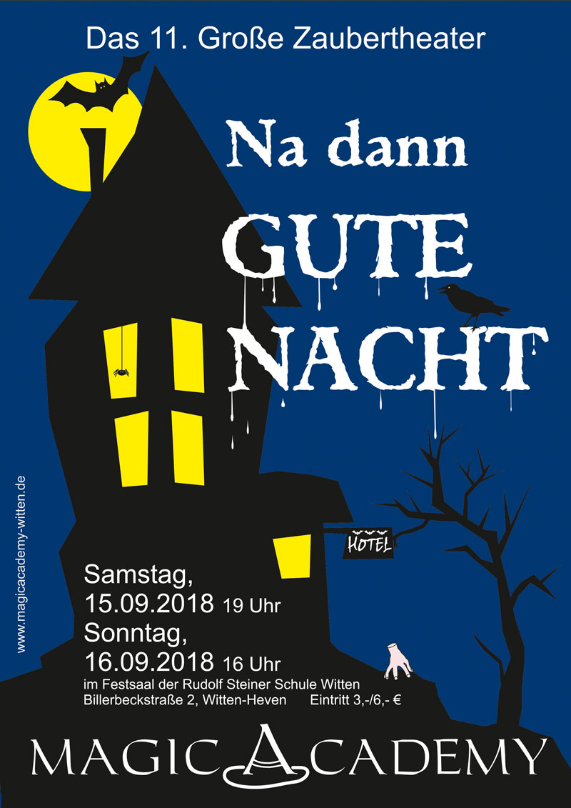 Das 11. Große Zaubertheater "Na dann GUTE NACHT"